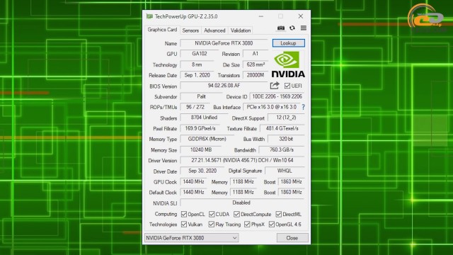 NVIDIA GeForce RTX 3080