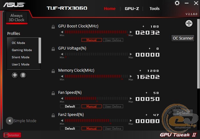 ASUS TUF-RTX3060-012G-GAMING