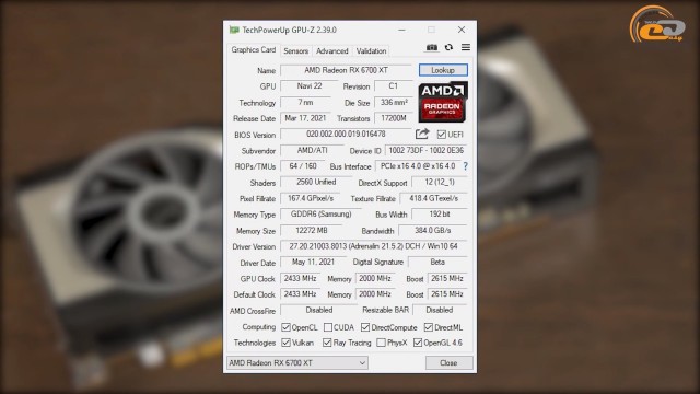 AMD Radeon RX 6700 XT