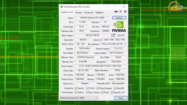 NVIDIA GeForce RTX 2060