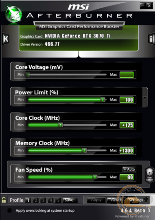 GIGABYTE GeForce RTX 3070 Ti GAMING OC 8G
