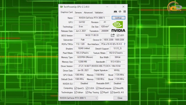 NVIDIA GeForce RTX 3080 Ti
