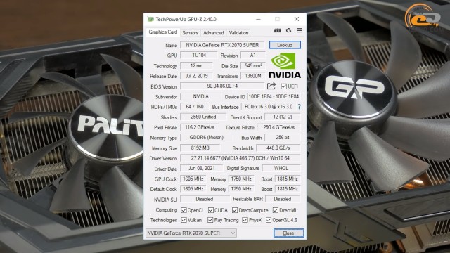 NVIDIA GeForce RTX 2070 SUPER