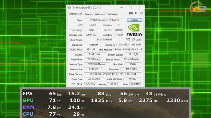 GeForce RTX 3070 Ti
