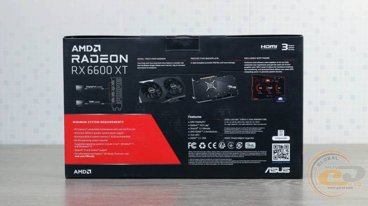 ASUS Dual Radeon RX 6600 XT OC Edition