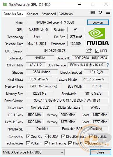 Palit GeForce RTX 3060 StormX